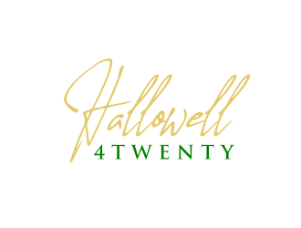 Hallowell 4twenty logo design by ammad