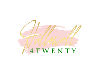 Hallowell 4twenty logo design by ammad