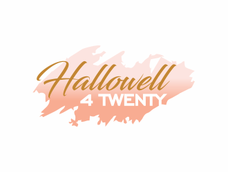 Hallowell 4twenty logo design by up2date