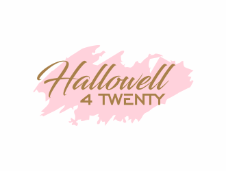 Hallowell 4twenty logo design by up2date