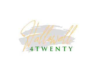 Hallowell 4twenty logo design by ammad