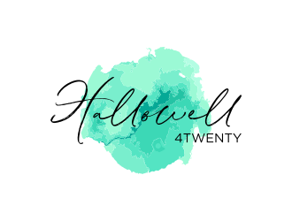 Hallowell 4twenty logo design by RIANW