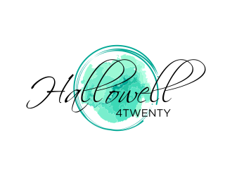 Hallowell 4twenty logo design by RIANW