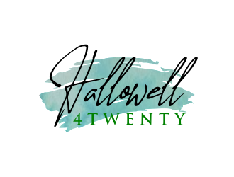 Hallowell 4twenty logo design by ammad