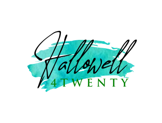 Hallowell 4twenty logo design by ammad