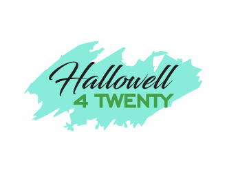Hallowell 4twenty logo design by up2date