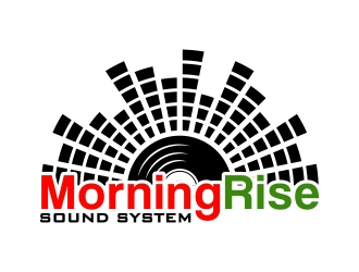 Morning Rise Sound System logo design by alfais