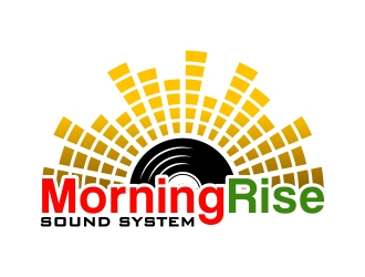 Morning Rise Sound System logo design by alfais