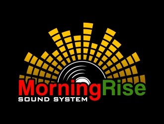 Morning Rise Sound System logo design by alfais