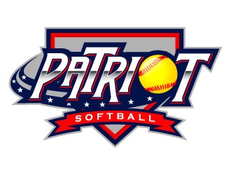 PATRIOT SOFTBALL logo design by daywalker