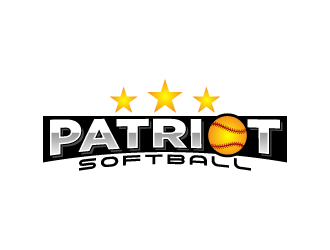 PATRIOT SOFTBALL logo design by fastsev