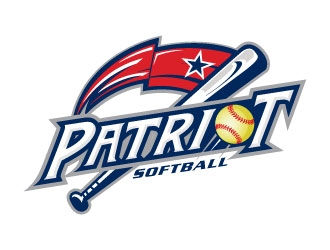 PATRIOT SOFTBALL logo design by sanworks