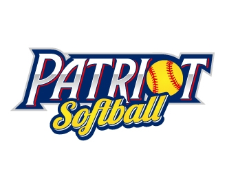 PATRIOT SOFTBALL logo design by jaize