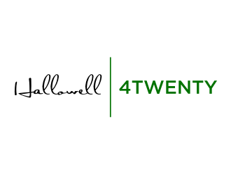Hallowell 4twenty logo design by nurul_rizkon
