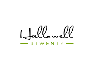 Hallowell 4twenty logo design by ndaru