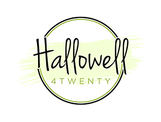 Hallowell 4twenty logo design by ndaru
