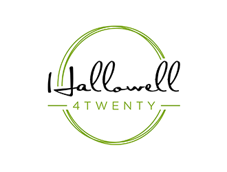 Hallowell 4twenty logo design by ndaru