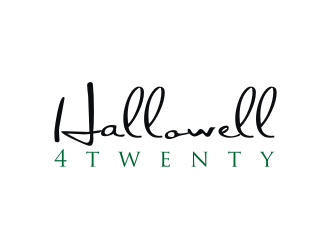 Hallowell 4twenty logo design by RatuCempaka