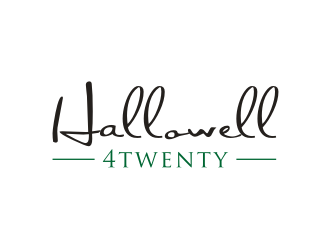 Hallowell 4twenty logo design by RatuCempaka