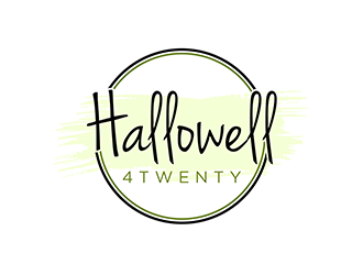 Hallowell 4twenty logo design by ndaru
