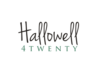 Hallowell 4twenty logo design by RatuCempaka