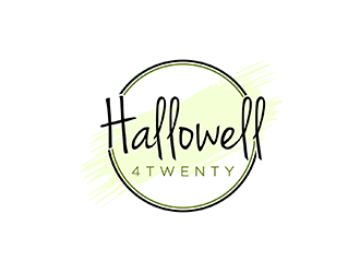 Hallowell 4twenty logo design by ndaru