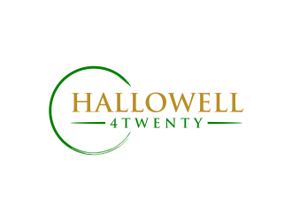 Hallowell 4twenty logo design by ammad
