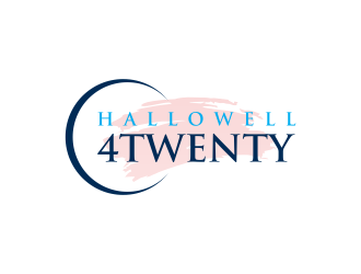 Hallowell 4twenty logo design by ammad