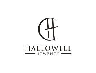 Hallowell 4twenty logo design by superiors