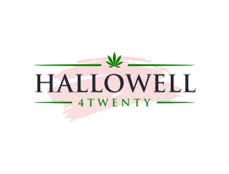 Hallowell 4twenty logo design by ammad