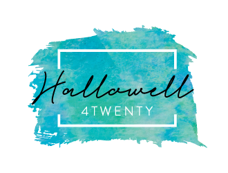 Hallowell 4twenty logo design by akilis13