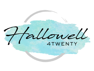 Hallowell 4twenty logo design by akilis13