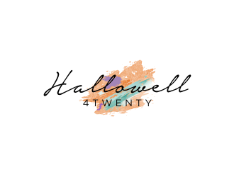Hallowell 4twenty logo design by asyqh