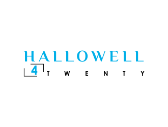 Hallowell 4twenty logo design by citradesign