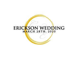 Erickson Wedding, see below. logo design by Creativeminds