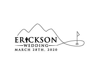Erickson Wedding, see below. logo design by Creativeminds