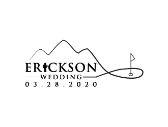 Erickson Wedding, see below. logo design by Creativeminds