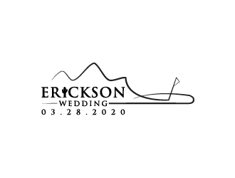 Erickson Wedding, see below. logo design by Creativeminds