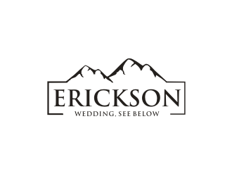Erickson Wedding, see below. logo design by superiors