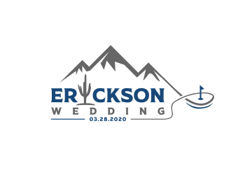 Erickson Wedding, see below. logo design by semar