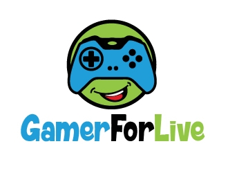 GamerForLive logo design by shravya