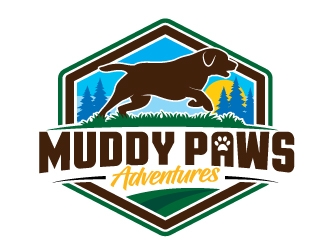 Muddy Paws Adventures logo design by jaize