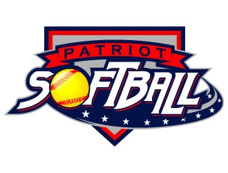 PATRIOT SOFTBALL logo design by daywalker