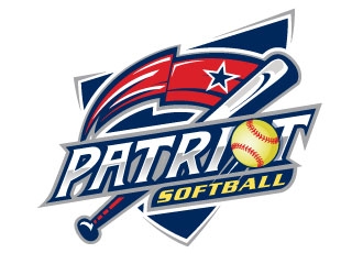 PATRIOT SOFTBALL logo design by sanworks