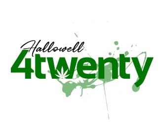 Hallowell 4twenty logo design by jaize