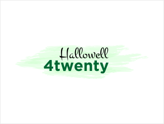 Hallowell 4twenty logo design by bunda_shaquilla