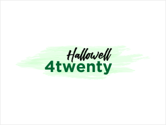 Hallowell 4twenty logo design by bunda_shaquilla