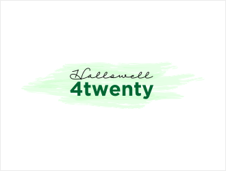 Hallowell 4twenty logo design by bunda_shaquilla