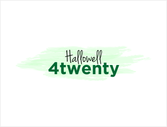 Hallowell 4twenty logo design by bunda_shaquilla
