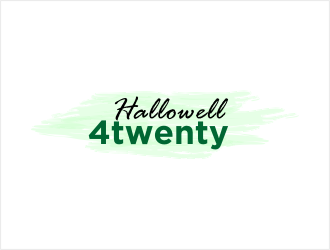 Hallowell 4twenty logo design by bunda_shaquilla